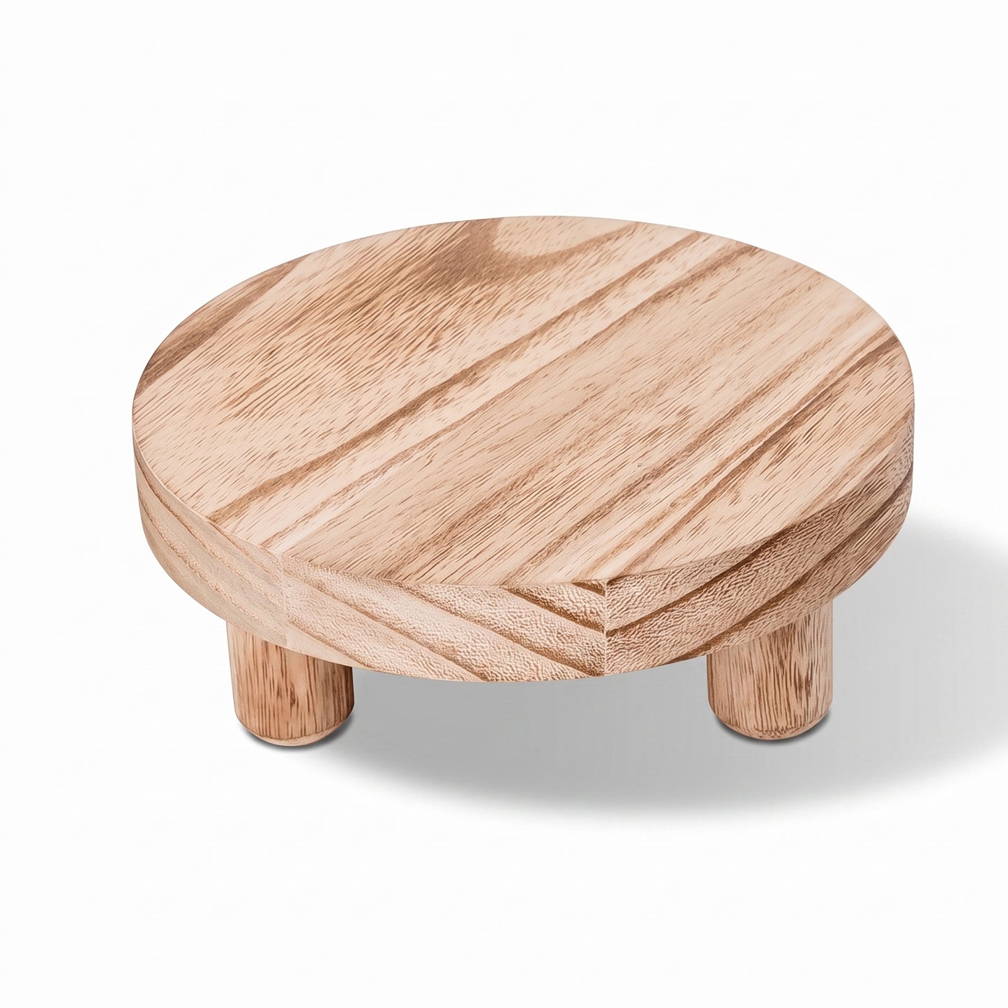 Round Wooden Display Stand