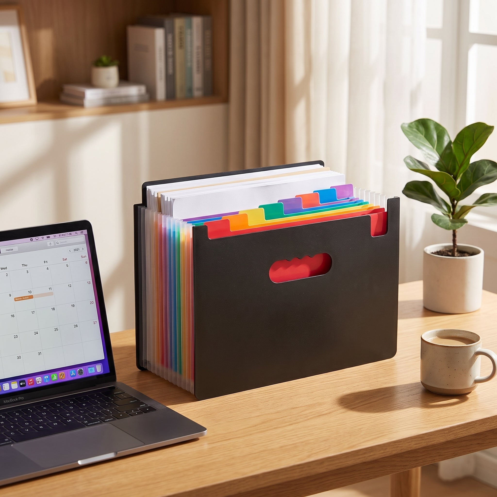Creative organized workspace
