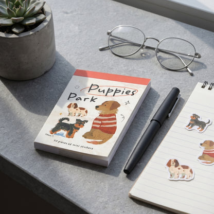 Dog Park Decorative Sticker Pad