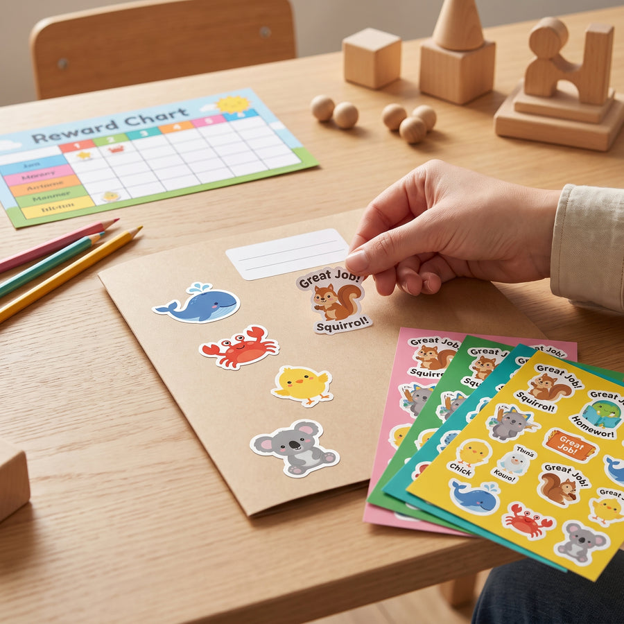 Sticker craft scene