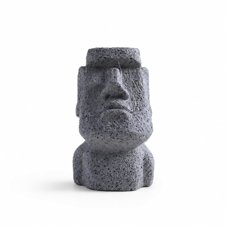 Stone figure glasses stand